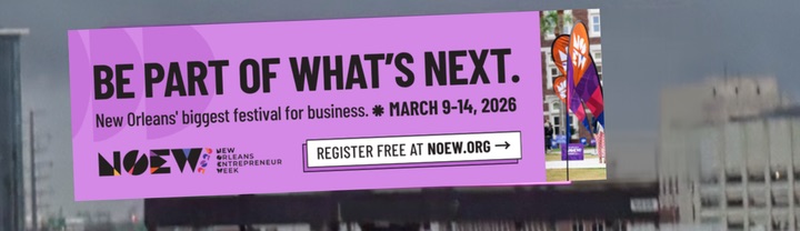 NOEW 2026 — Be Part of What's Next billboard