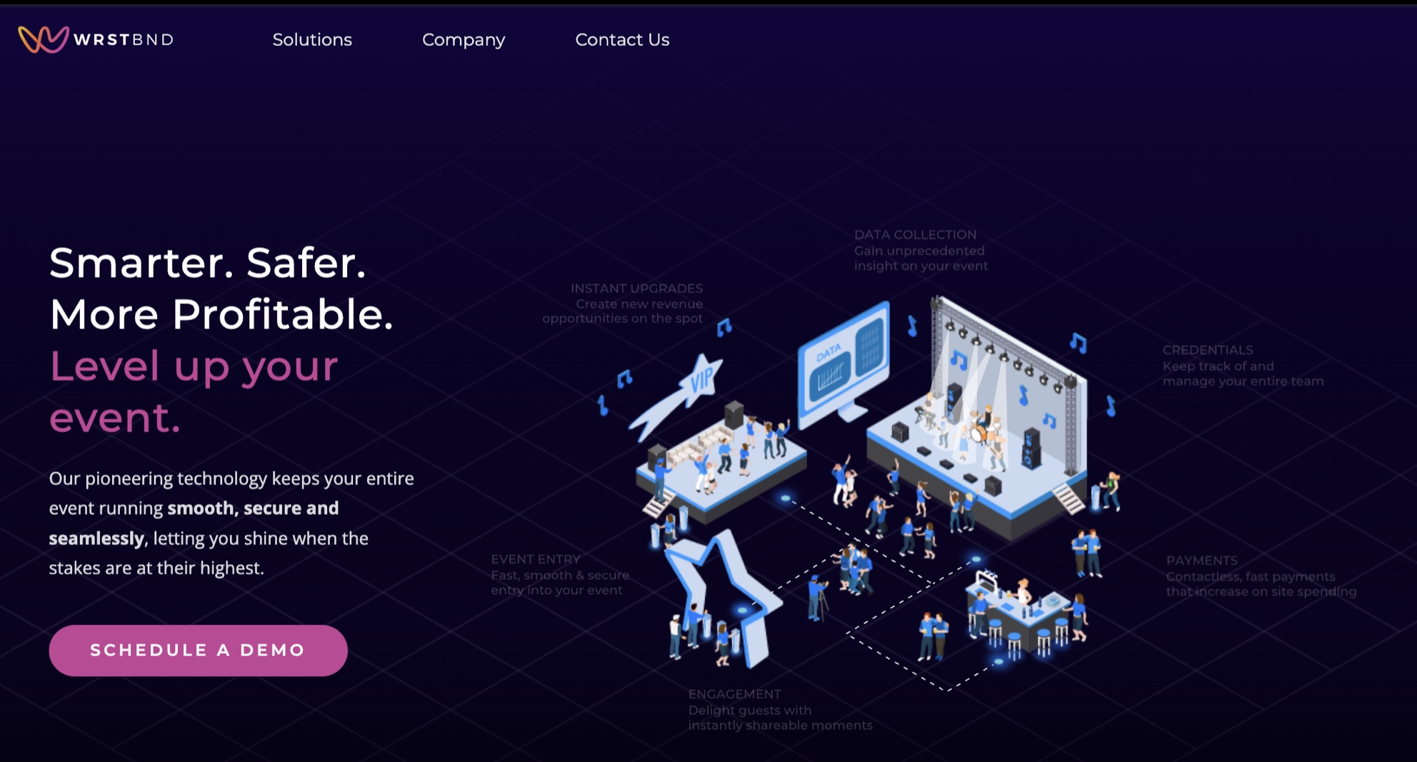 WRSTBND website before brand refresh